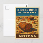 Activiteiten in de omgeving van Petrified Forest N Briefkaart (Voorkant / Achterkant)