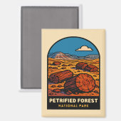 Activiteiten in de omgeving van Petrified Forest N Magneet (Voorkant / Achterkant)