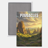 Activiteiten in de omgeving van Pinnacles National Magneet (Voorkant / Achterkant)