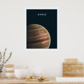 Activiteiten in de omgeving van Planet Jupiter Kin Poster (Keuken)