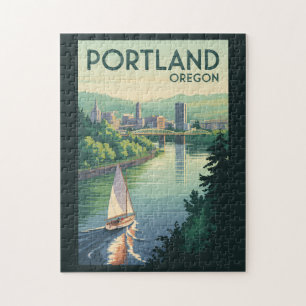 Activiteiten in de omgeving van Portland Oregon Sk Legpuzzel