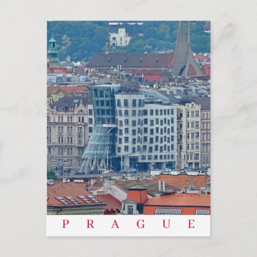 Activiteiten in de omgeving van Prague Dancing Hou Briefkaart (Voorkant)