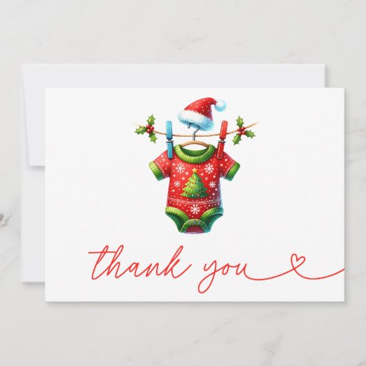 Activiteiten in de omgeving van Red Holly Christma Bedankkaart (Voorkant)