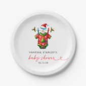 Activiteiten in de omgeving van Red Holly Christma Papieren Bordje (Voorkant)