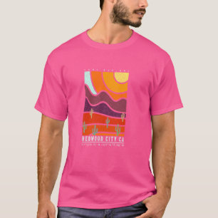 Activiteiten in de omgeving van Redwood City Calif T-shirt
