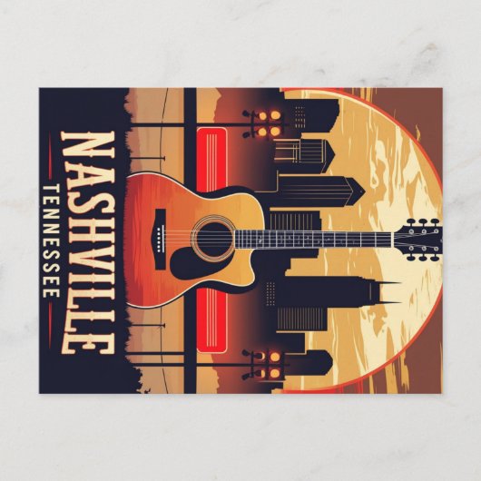 Activiteiten in de omgeving van Retro Nashville Mu Briefkaart (Voorkant)