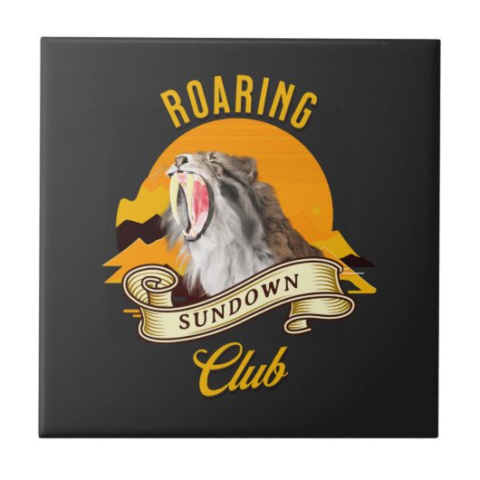 Activiteiten in de omgeving van Roaring Sundown Cl Tegeltje (Voorkant)