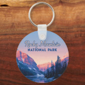 Activiteiten in de omgeving van Rocky Mountain Nat Sleutelhanger (Voorkant)