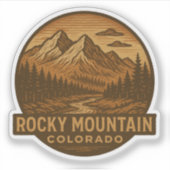 Activiteiten in de omgeving van Rocky Mountain Nat Sticker (Voorkant)