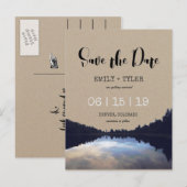 Activiteiten in de omgeving van Rustic Lake Reflec Aankondigingskaart (Voorkant / Achterkant)