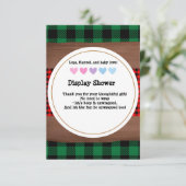 Activiteiten in de omgeving van Rustic Plaid Heart Informatiekaartje (Staand voorkant)