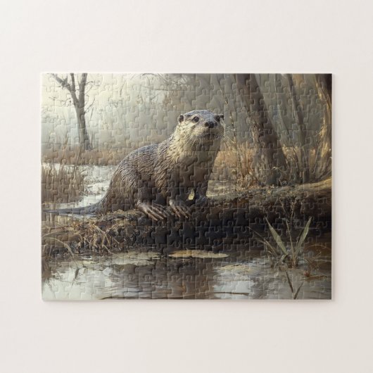 Activiteiten in de omgeving van Rustic River Otter Legpuzzel (Horizontaal)