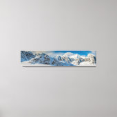 Activiteiten in de omgeving van Ruth Glacier Denal Canvas Afdruk (Voorkant)