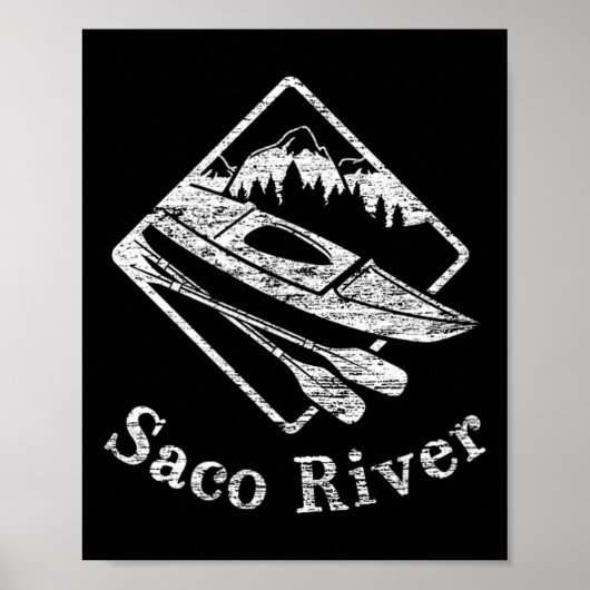 Activiteiten in de omgeving van Saco River Kayak B Poster (Voorkant)