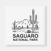 Activiteiten in de omgeving van Saguaro National P Magneet (Voorkant)