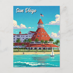 Activiteiten in de omgeving van San Diego Californ Briefkaart