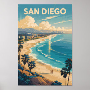 Activiteiten in de omgeving van San Diego Californ Poster