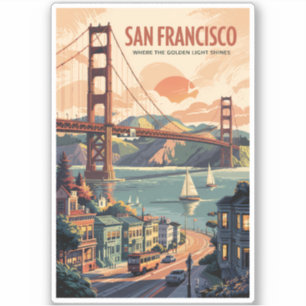Activiteiten in de omgeving van San Francisco Cali Sticker