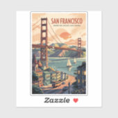 Activiteiten in de omgeving van San Francisco Cali Sticker (Vel)