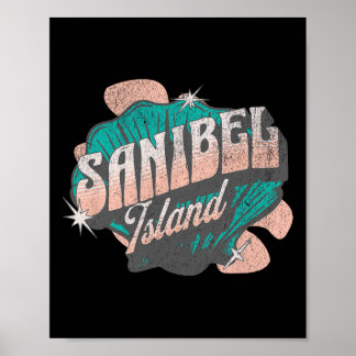 Activiteiten in de omgeving van Sanibel Island Flo Poster