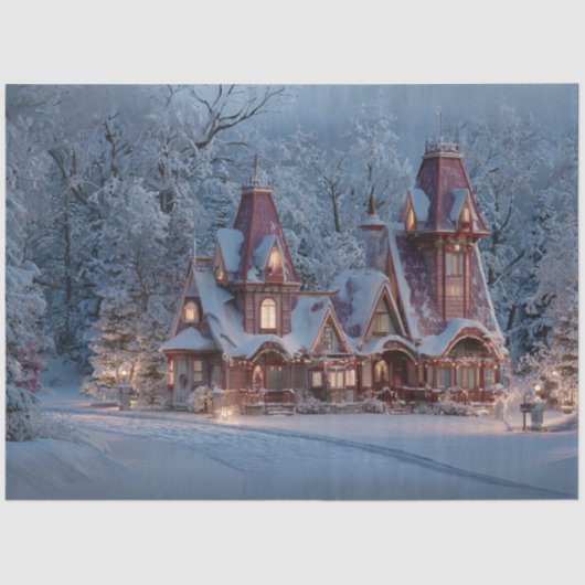 Activiteiten in de omgeving van Santa's Old Charm  Tissuepapier (Voorkant)