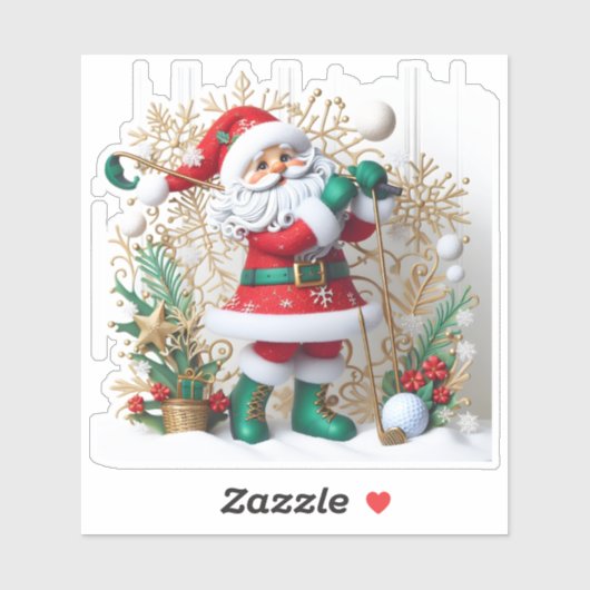 Activiteiten in de omgeving van Santa's Winter Gol Sticker (Vel)