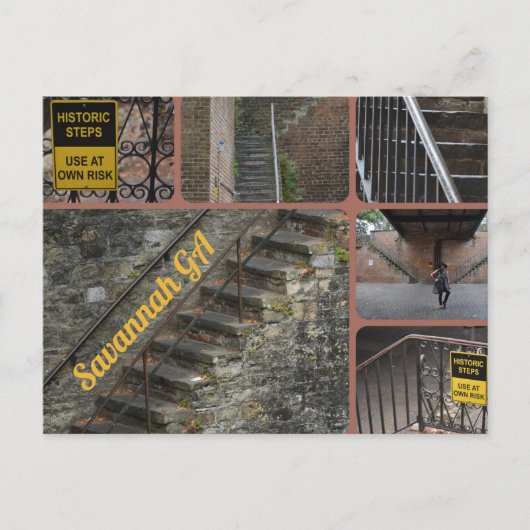 Activiteiten in de omgeving van Savannah Georgia H Briefkaart (Voorkant)