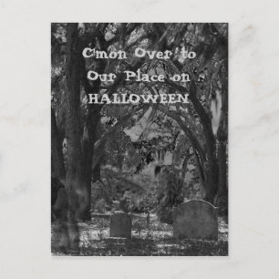 Activiteiten in de omgeving van Scary Cemetery Hal Uitnodiging Briefkaart