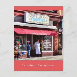 Activiteiten in de omgeving van Scranton Pennsylva Briefkaart