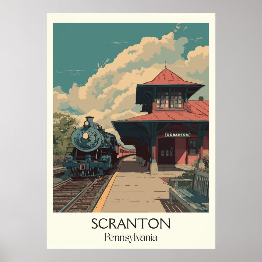 Activiteiten in de omgeving van Scranton Pennsylva Poster (Voorkant)