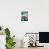 Activiteiten in de omgeving van Seattle Washington Poster (Thuiskantoor)