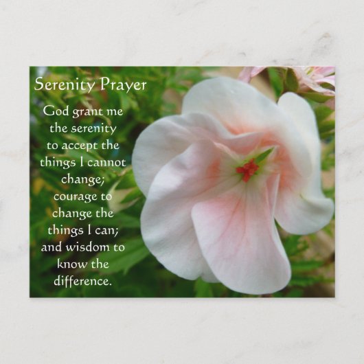 Activiteiten in de omgeving van Serenity Prayer Ga Briefkaart (Voorkant)