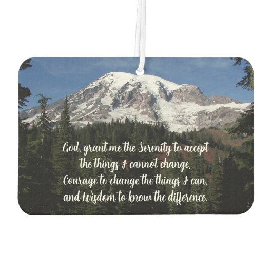 Activiteiten in de omgeving van Serenity Prayer Mo Luchtverfrisser (Achterkant)