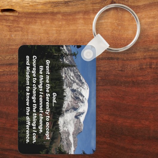 Activiteiten in de omgeving van Serenity Prayer Mo Sleutelhanger (Achterkant)