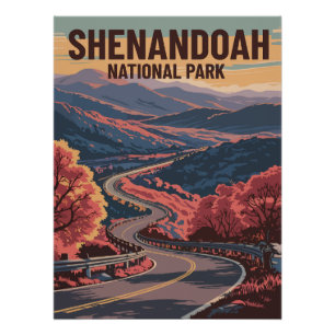Activiteiten in de omgeving van Shenandoah Nationa Perfect Poster