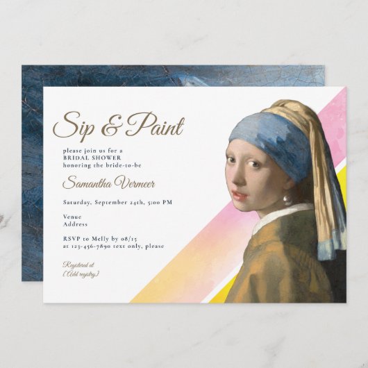 Activiteiten in de omgeving van Sip and Paint Art  Kaart (Voorkant / Achterkant)