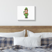 Activiteiten in de omgeving van Sloth St Patrick's Canvas Afdruk (Insitu (Slaapkamer))