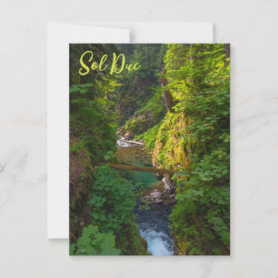 Activiteiten in de omgeving van Sol Duc River Olym Briefkaart