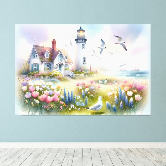 Activiteiten in de omgeving van Spring Flowers by  Canvas Afdruk (Insitu (Houten vloer))