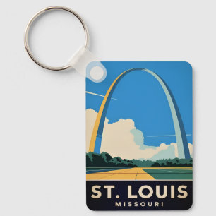 Activiteiten in de omgeving van St Louis Missouri Sleutelhanger