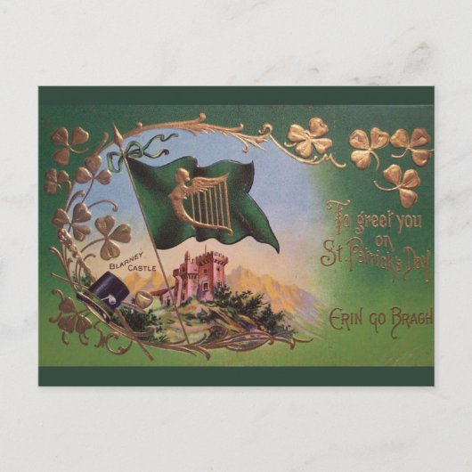 Activiteiten in de omgeving van  St. Patrick's Day Briefkaart (Voorkant)