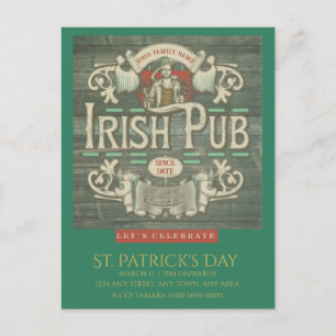 Activiteiten in de omgeving van St Patrick's Day F Briefkaart