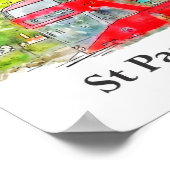 Activiteiten in de omgeving van St Paul's Cathedra Poster (Hoek)