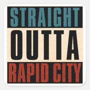 Activiteiten in de omgeving van Straight Outta Rap Vierkante Sticker