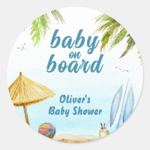 Activiteiten in de omgeving van Summer Beach Ocean Ronde Sticker