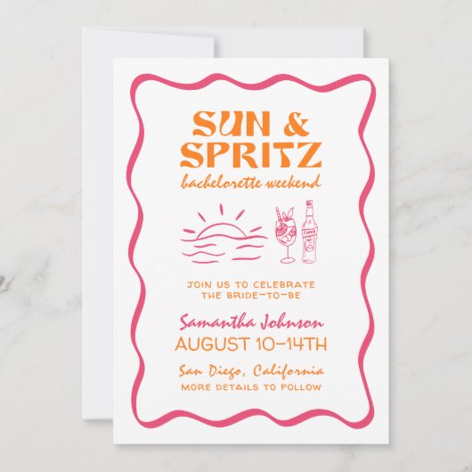 Activiteiten in de omgeving van Sun & Spritz Bache Kaart (Voorkant)