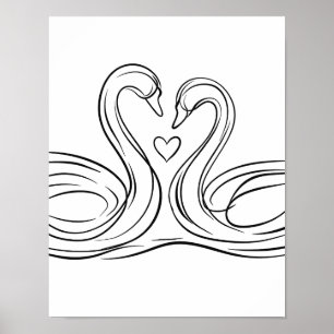 Activiteiten in de omgeving van Swans in Love Line Poster