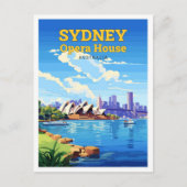 Activiteiten in de omgeving van Sydney Opera House Briefkaart (Voorkant)