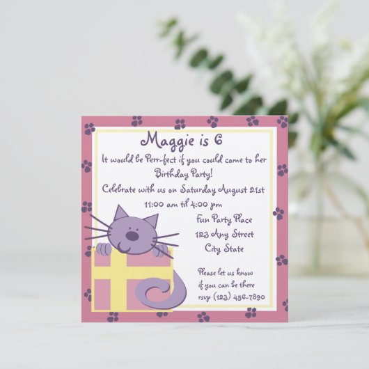 Activiteiten in de omgeving van Tabby Toes Kitten Kaart (Staand voorkant)