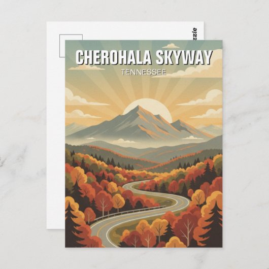 Activiteiten in de omgeving van Tennessee Cherohal Briefkaart (Voorkant / Achterkant)